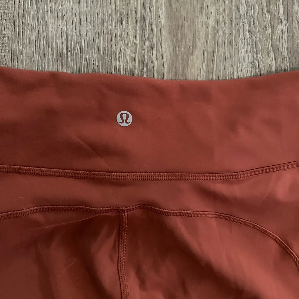 Lululemon Invigorate High-Rise Tight Dark Terracotta